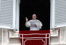 papa na janela