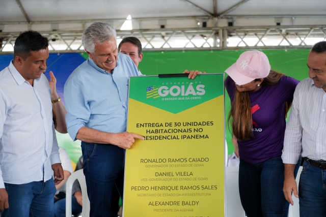 Ronaldo Caiado em santo Antonio de Goiás