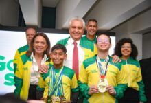 Gracinha e Ronaldo Caiado incentivo ao esporte