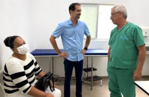Pellozo visita Unidades de saúde