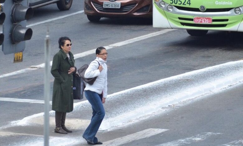 frente fria em goias