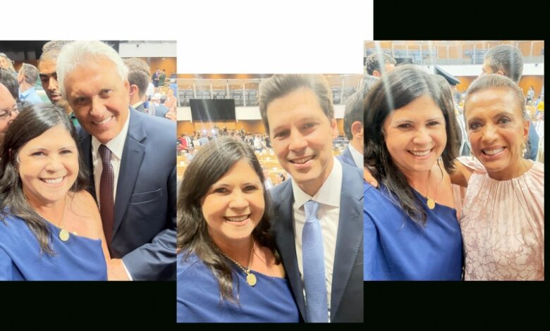 Salma,Governador,Primeita Dama e Presidente Caiado